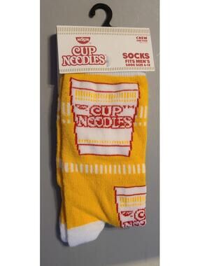 Nissin Cup Noodles Crew Socks for Men